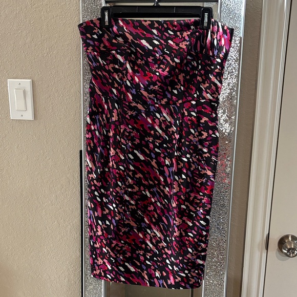 Apt. 9 Dresses & Skirts - Apt. 9 Strapless Dress - Pink, Black, Purple